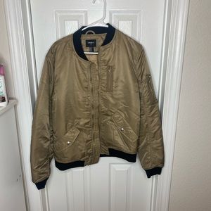 Tan bomber jacket